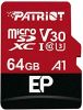  Зображення MicroSDHC 64GB Patriot EP Series Class 10 V30 (PEF64GEP31MCX) + SD адаптер 